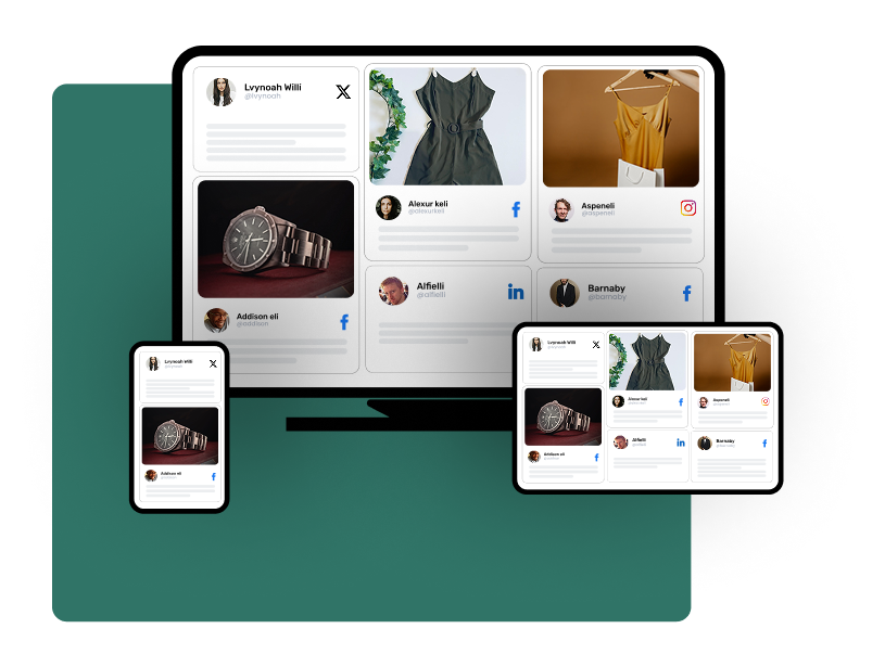 Social Media Hubs for Website