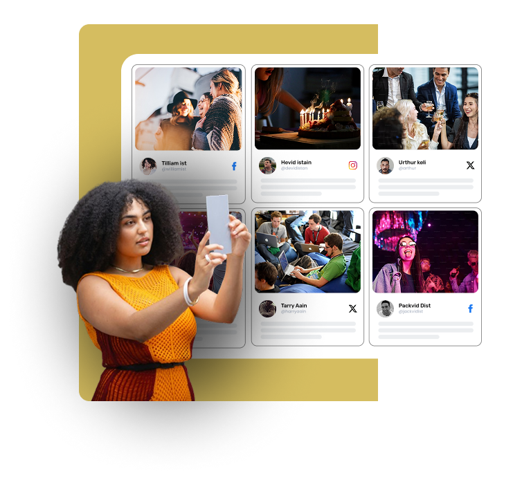 Social Wall for Event